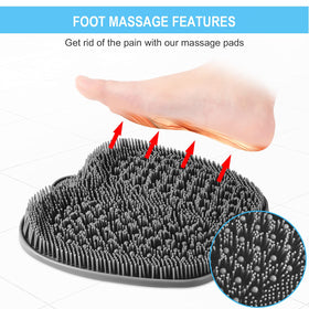 BESKAR XL Shower Foot Scrubber Mat with callus removal feature