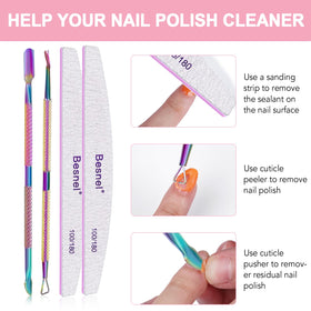 BESNEL dual-end nail pusher triangle head