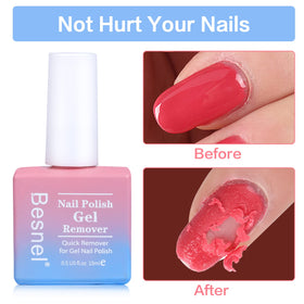 BESNEL Gel Nail Polish Remover packaging with included tools