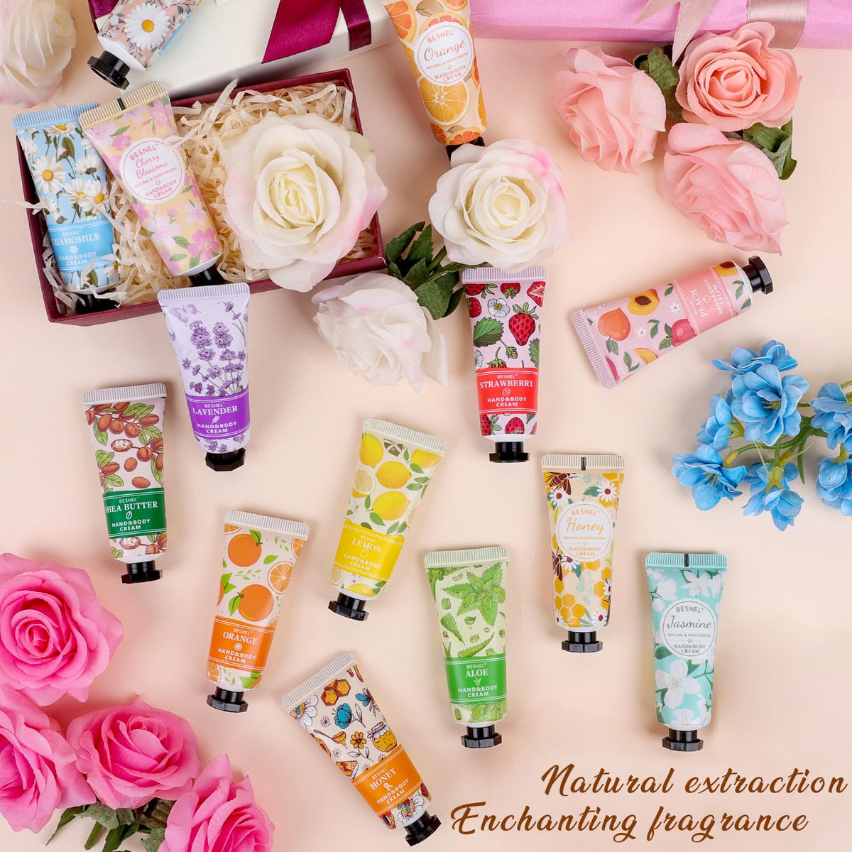 BESNEL hand cream in aloe scent tube