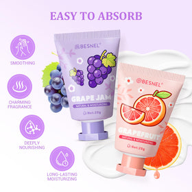 BESNEL hand cream in sweet peach scent
