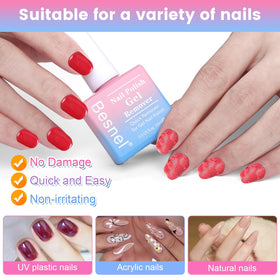 BESNEL Six Sided Nail File Grit in the kit