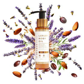 Besque Unscented Magic Body Oil bottle with label