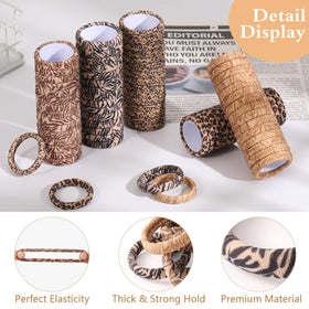 Bessrung hair ties in use on a ponytail