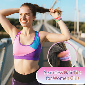 Bessrung hair ties showing strong elastic hold