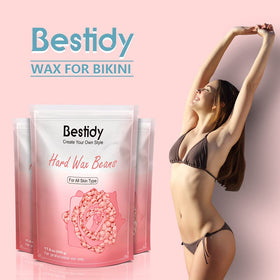 Bestidy Hard Wax Beads 500g package side view