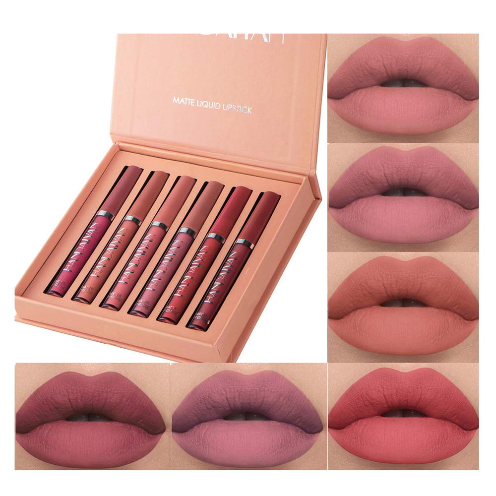 BestLand 6Pcs Matte Liquid Lipstick Set in packaging