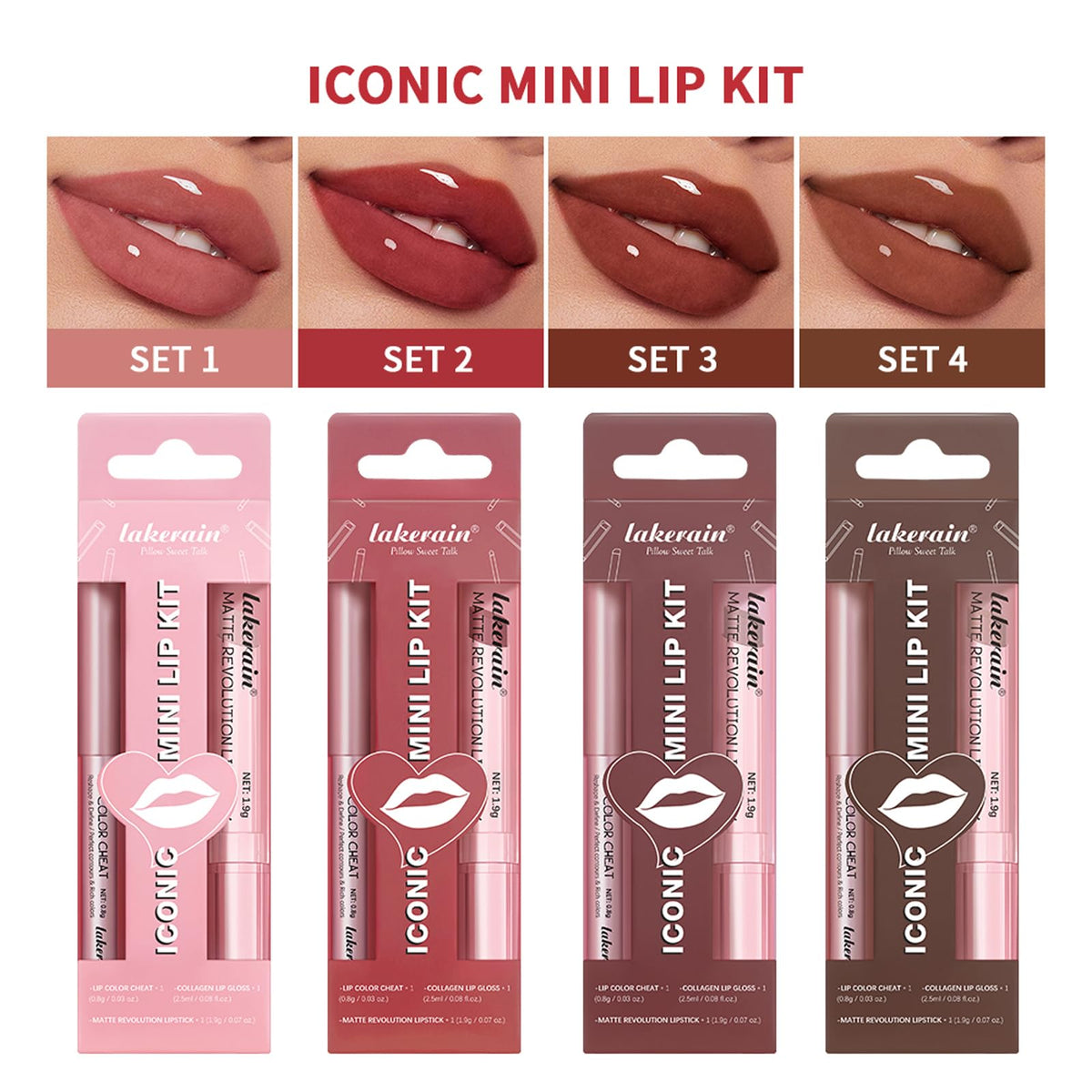 BestLand Lip Combo Set packaging