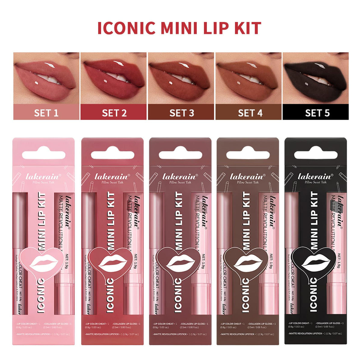 BestLand Lip Combo Set packaging front view