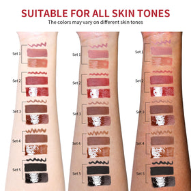 BestLand lip gloss applied over lipstick