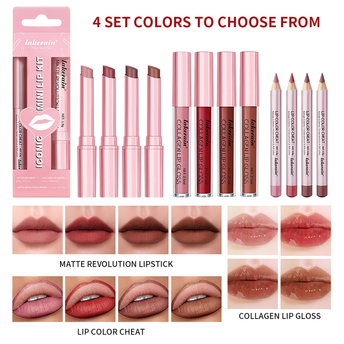 BestLand Lip Gloss swatch showing glossy finish
