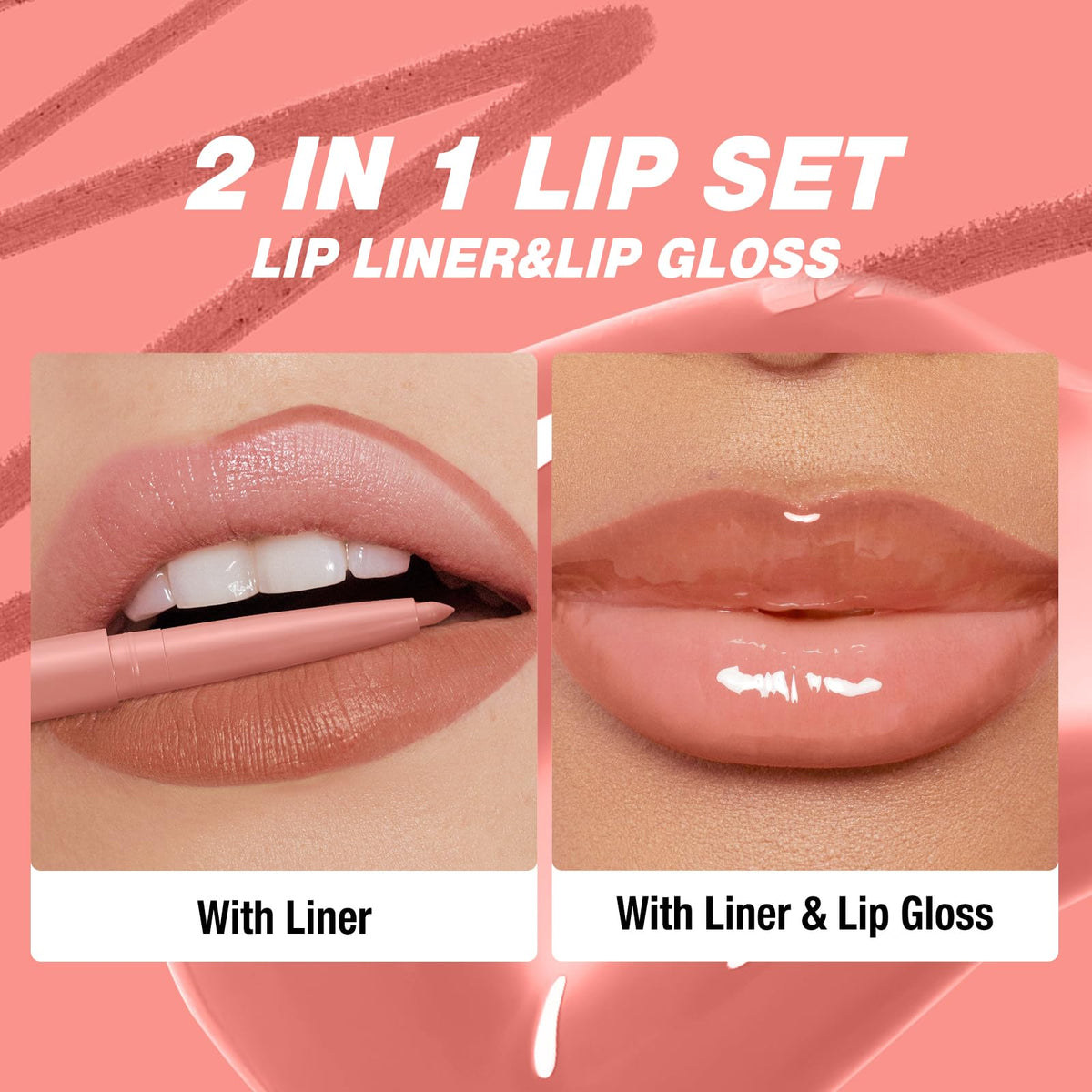 BestLand Lip Oil in pink shade with glossy finish
