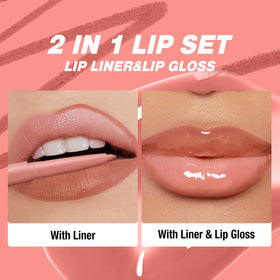 BestLand Lip Oil in pink shade with glossy finish