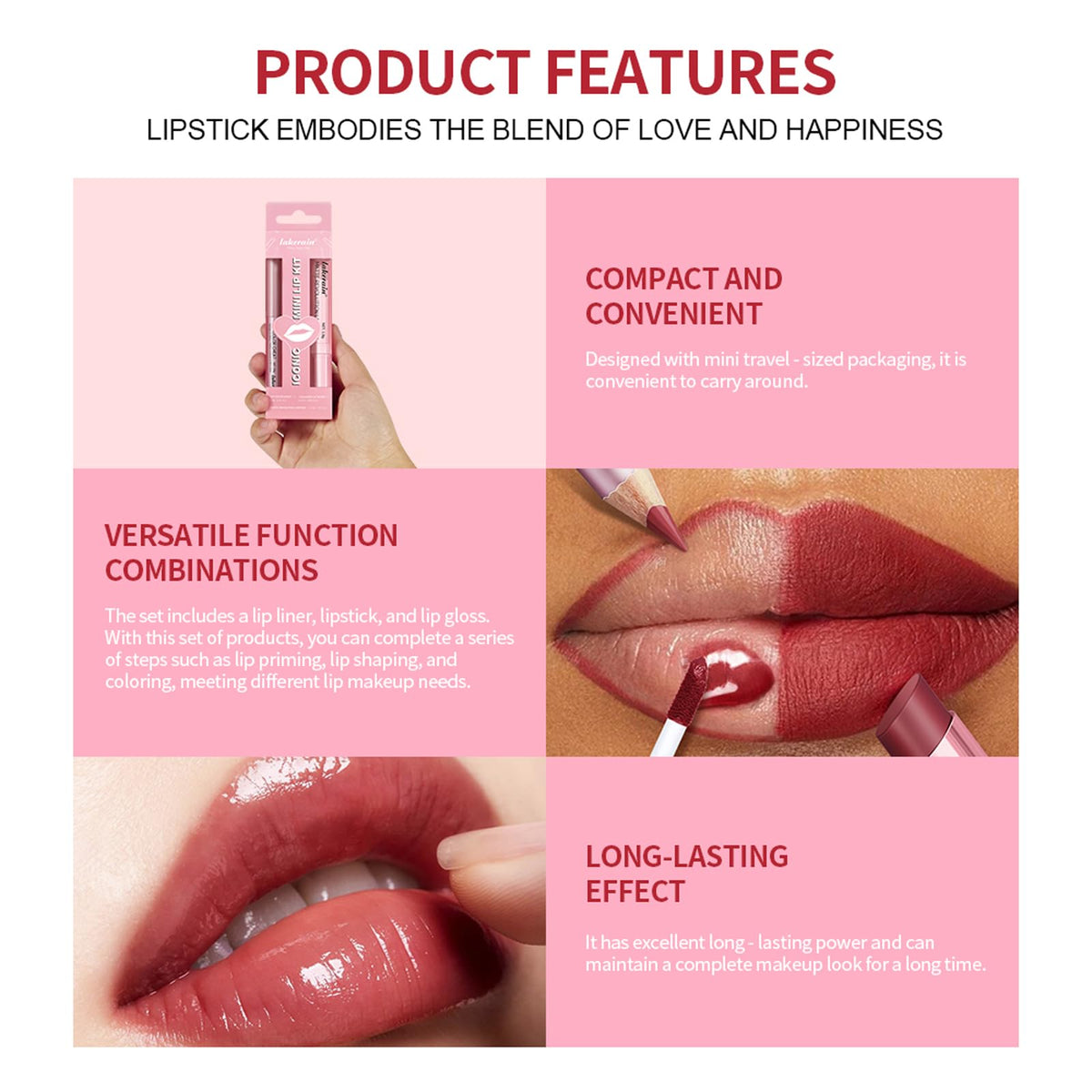 BestLand Lip Set packaging and contents