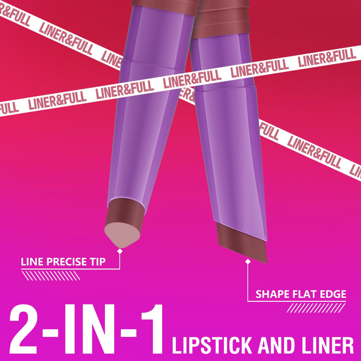 BestLand lipstick crayon demonstrating gradient lip effect
