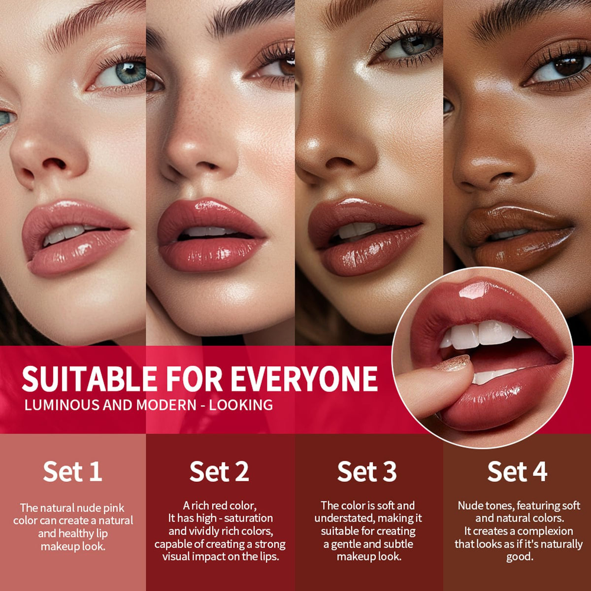 BestLand Matte Lipstick in Nude Brown shade