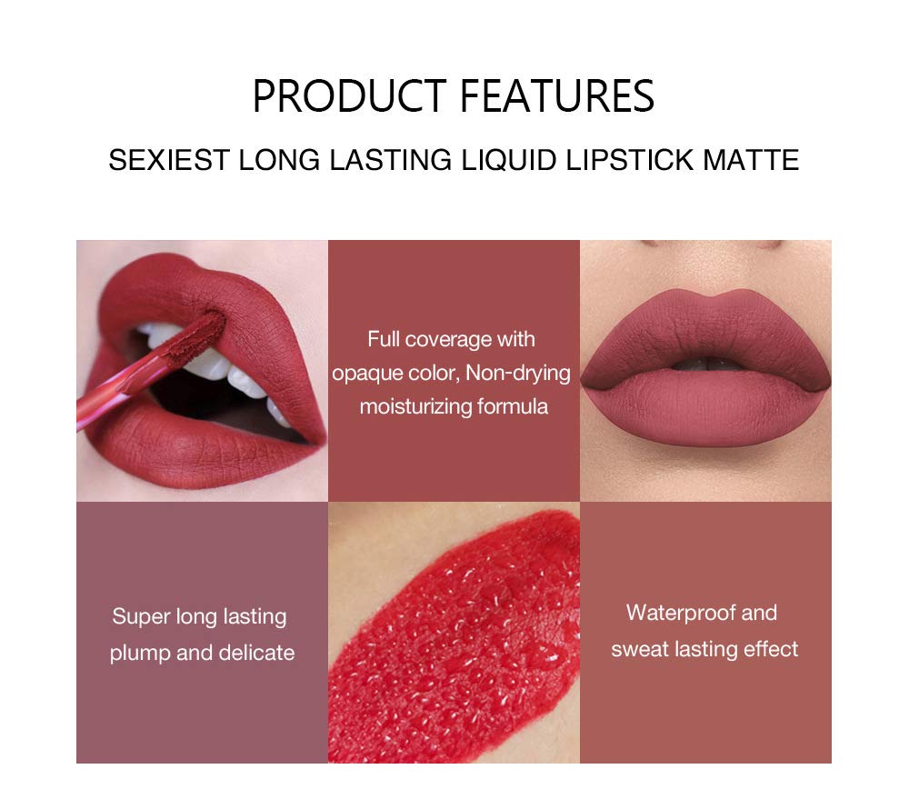 BestLand Matte Liquid Lipstick in soft pink shade