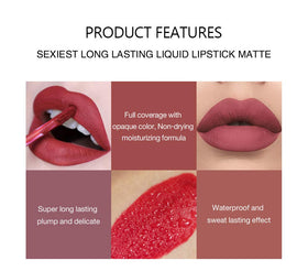 BestLand Matte Liquid Lipstick in soft pink shade
