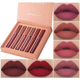 BestLand Matte Liquid Lipstick Set A, six shades in packaging