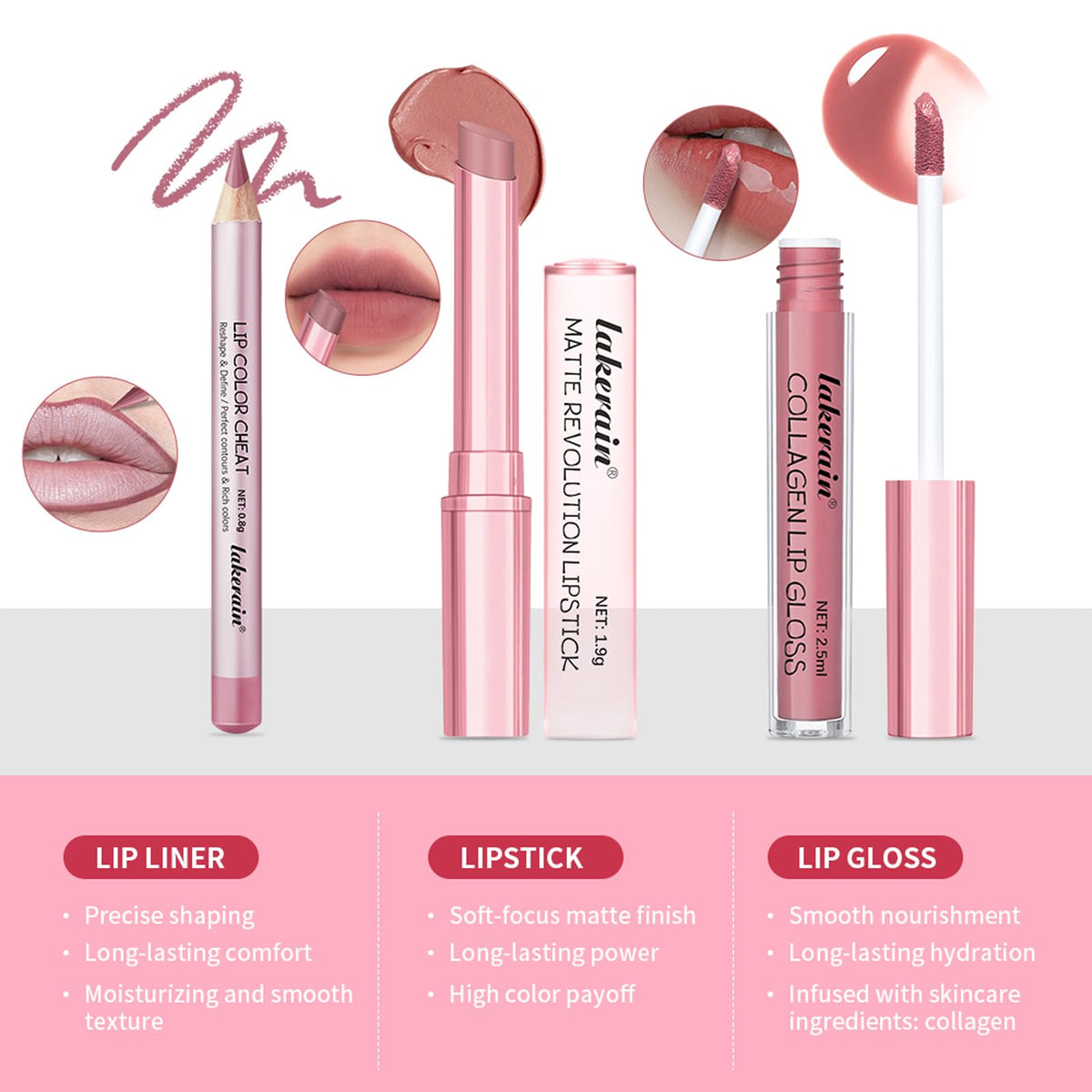 BestLand Velvet Matte Lipstick in Bold Wine Red