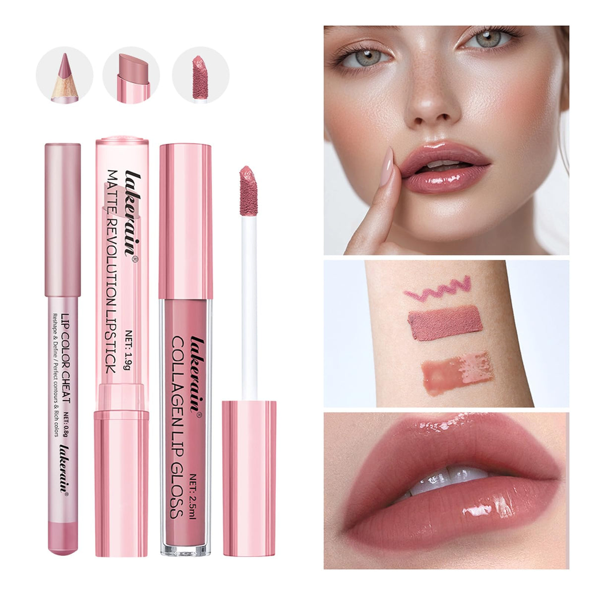 BestLand Velvet Matte Lipstick in Nude Pink shade