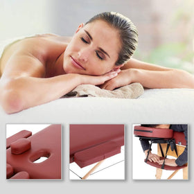 BestMassage Portable Folding Massage Table setup in a room