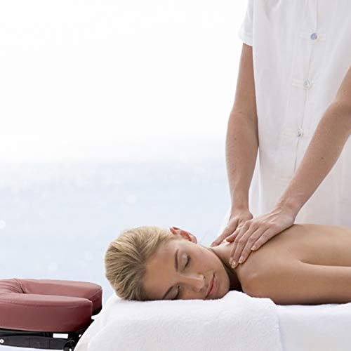 BestMassage Portable Folding Massage Table side view with height adjustment knobs