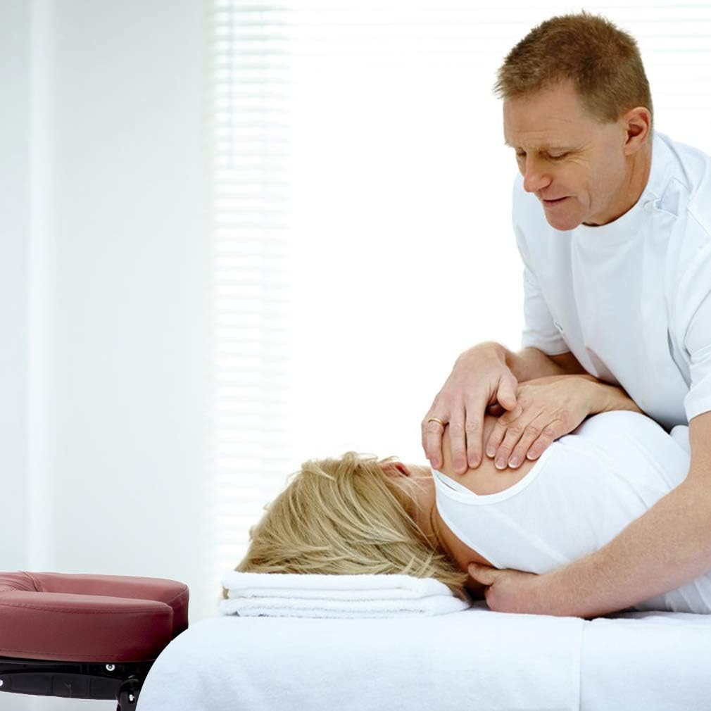BestMassage Portable Folding Massage Table with sponge padding close-up
