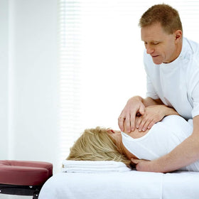 BestMassage Portable Folding Massage Table with sponge padding close-up