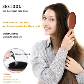 BESTOOL Hair Brush in original gift pack with brush cleaner
