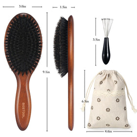 BESTOOL Hair Brush lifestyle scene on vanity