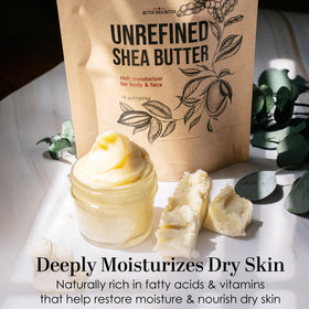 Better Shea Butter block texture close-up