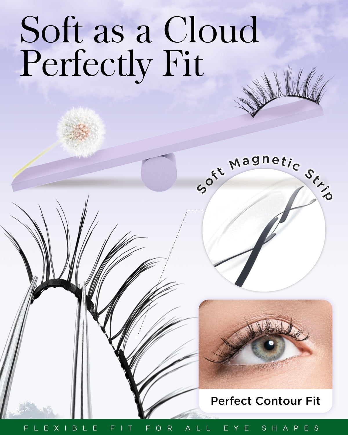 BEYELIAN Magnetic Eyelashes in a makeup bag