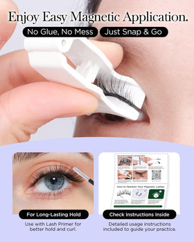 BEYELIAN Magnetic Eyelashes on a vanity table
