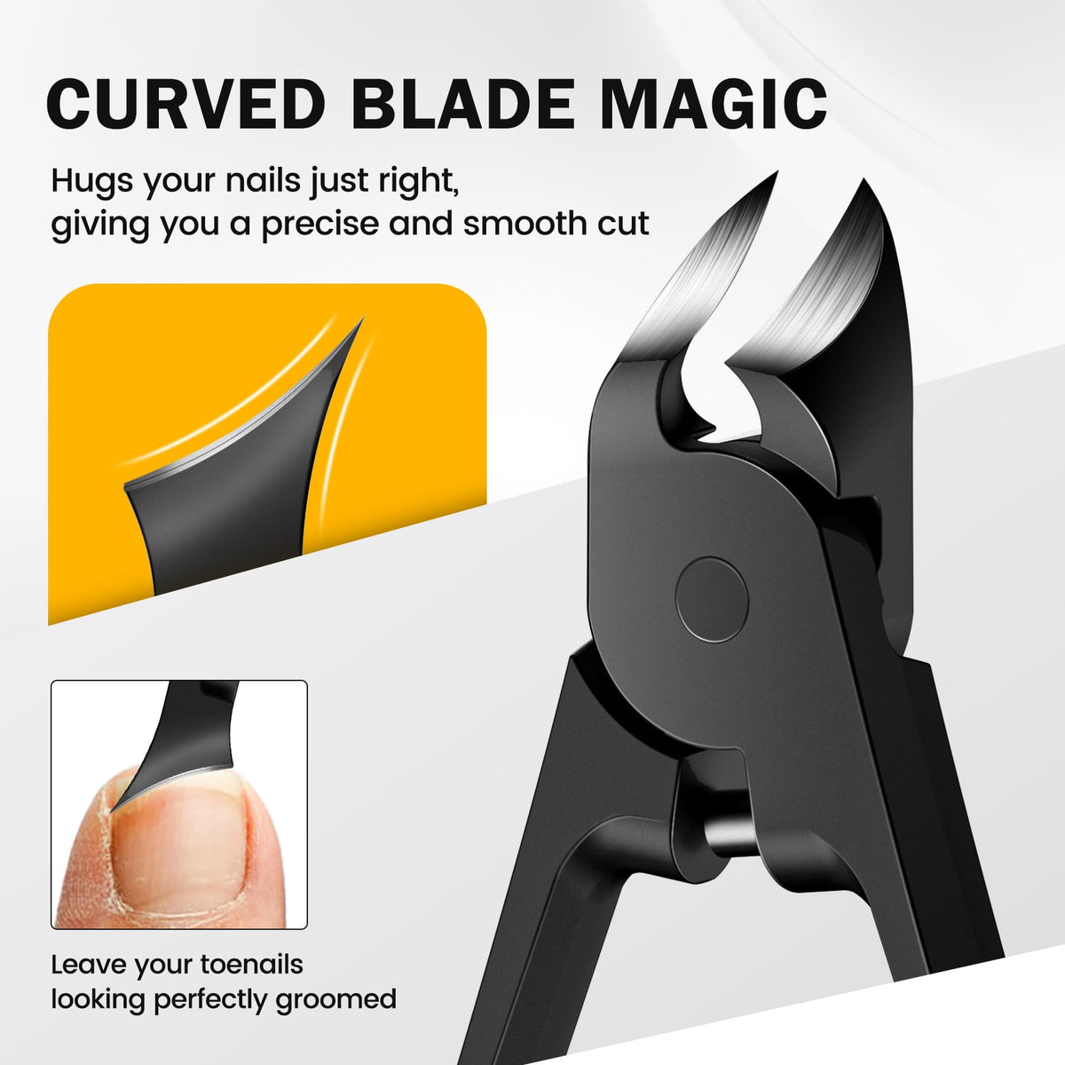 BEZOX Thick Toenail Clippers in packaging