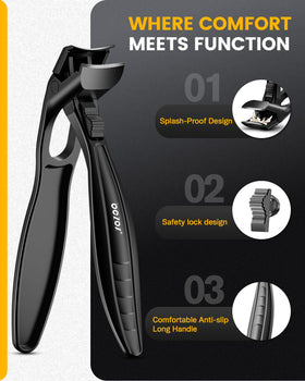 BEZOX Toe Nail Clippers on a wooden surface