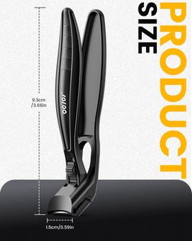 BEZOX Toe Nail Clippers with nails and cleaning cloth