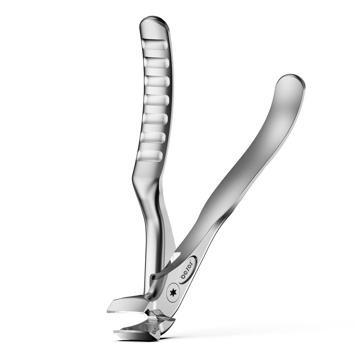 BEZOX Toenail Clippers long handle ergonomic design front view