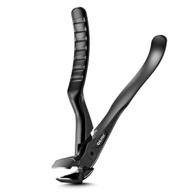 BEZOX toenail clippers long handled black model front view