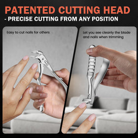 BEZOX Toenail Clippers side view showing length
