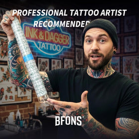 BFONS Tattoo Aftercare bandage transparent film on a tattoo