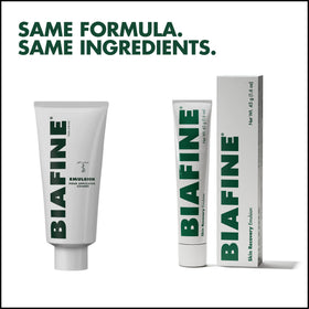 BIAFINE Skin Recovery Emulsion lifestyle scene on bathroom counter