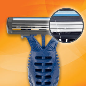 BIC Comfort 3 Advance Disposable Razor showing textured handle