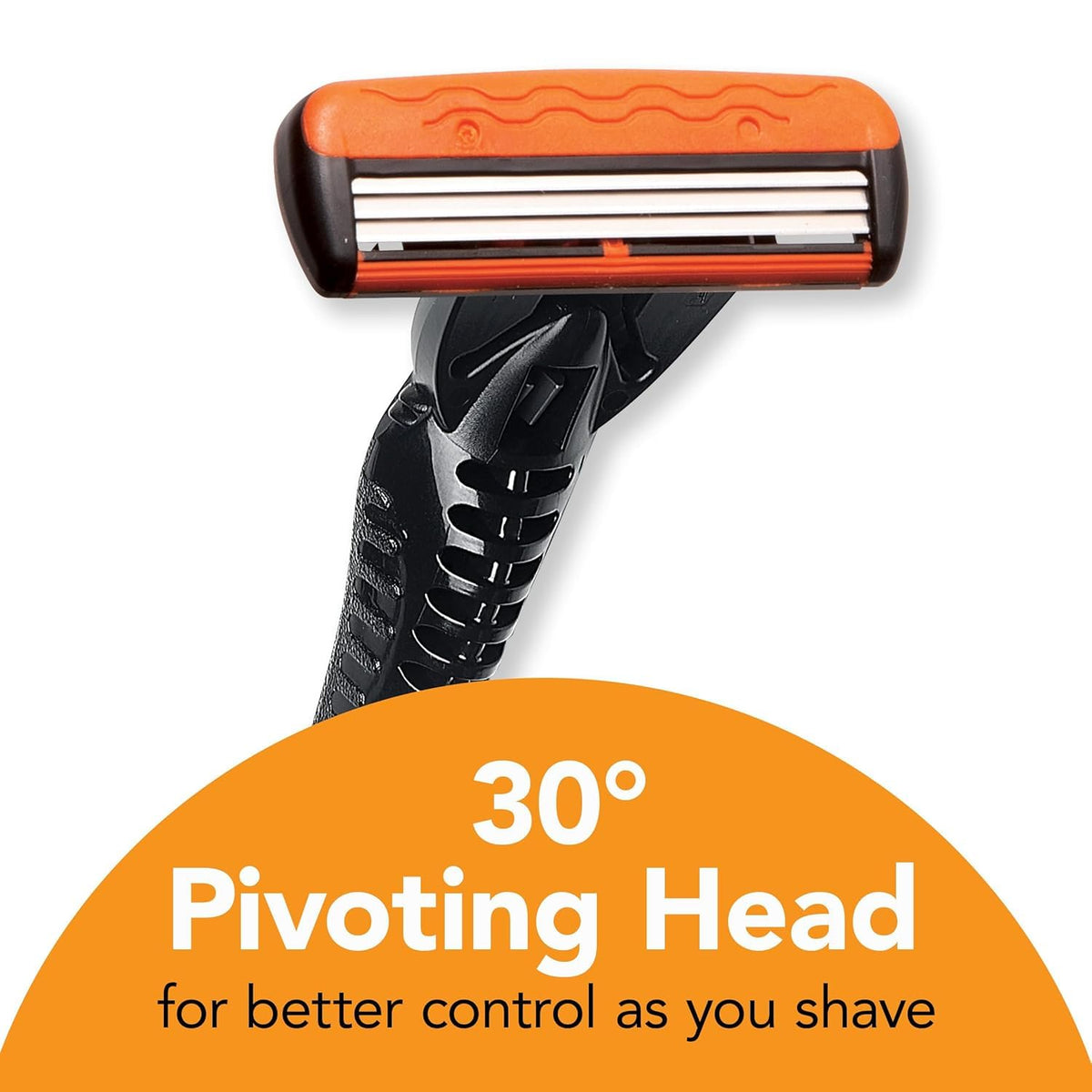 BIC Comfort 3 Razor soft-grip handle detail