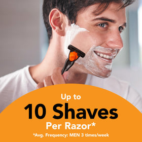BIC Comfort 3 Refillable Razors package with 14 cartridges