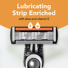 BIC Flex 5 Disposable Razor with lubricating strip