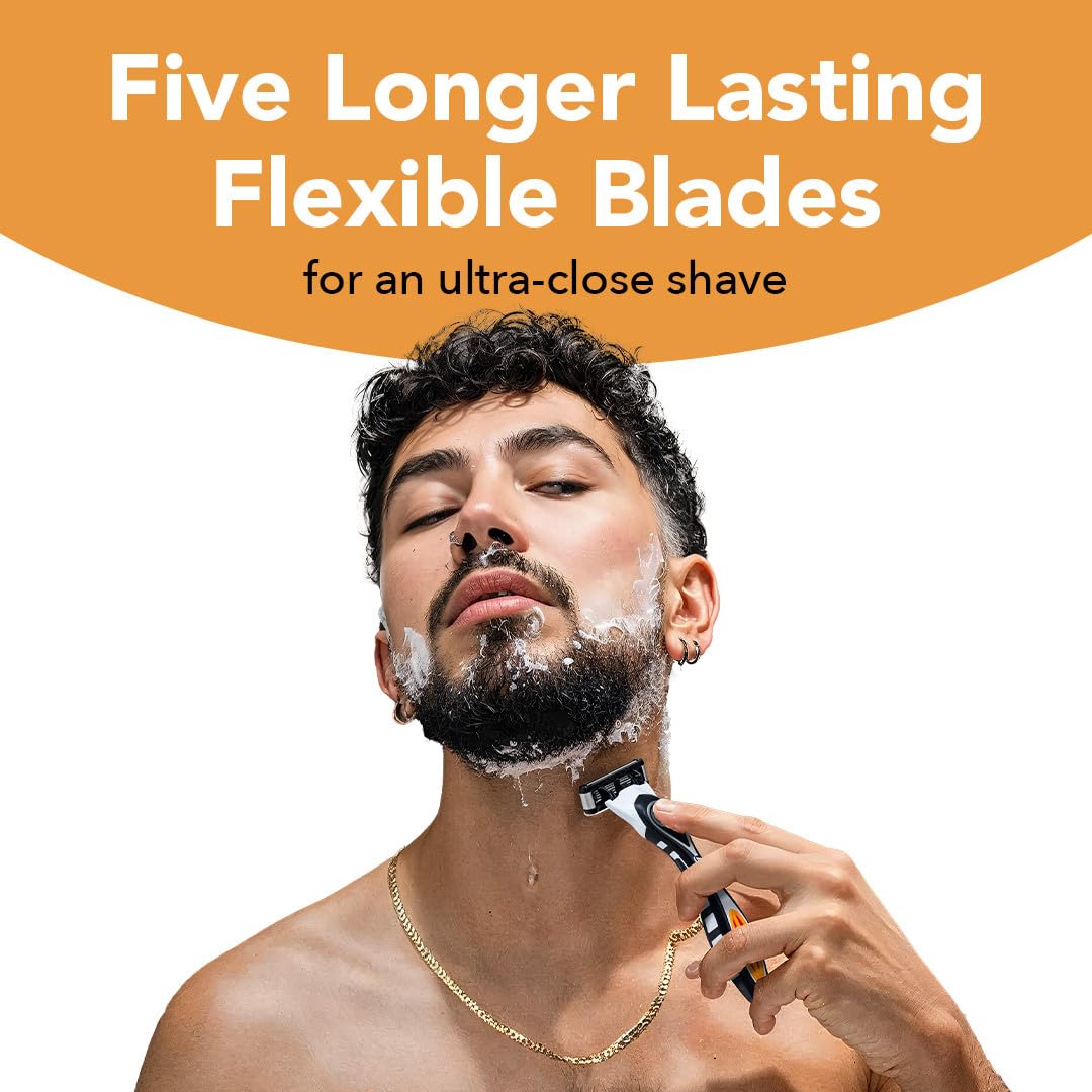 BIC Flex 5 Razor Cartridge with blade cover for travel
