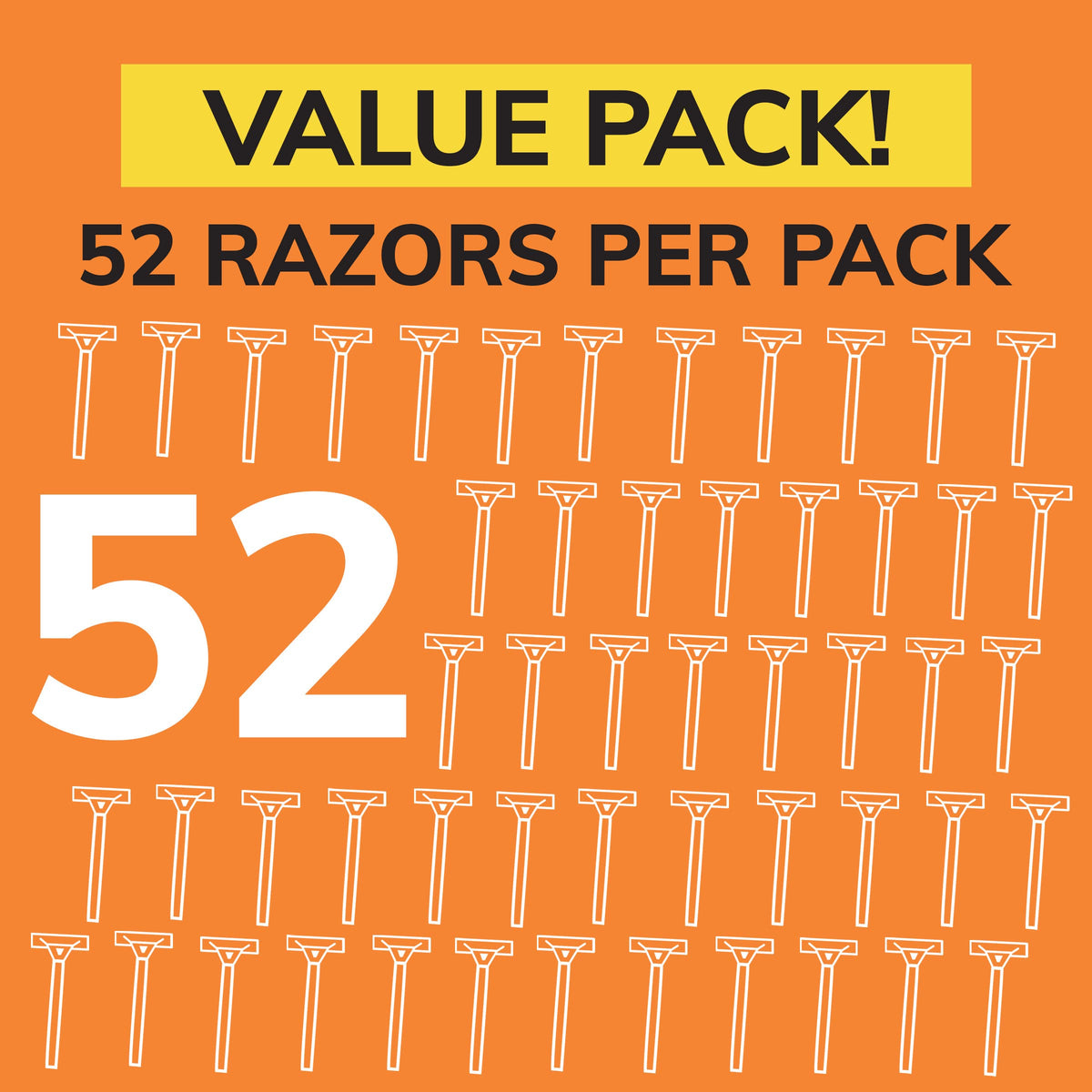 BIC Sensitive Disposable Razors single blade close-up