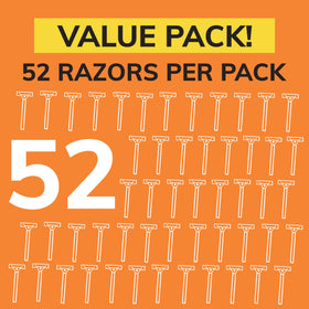 BIC Sensitive Disposable Razors single blade close-up