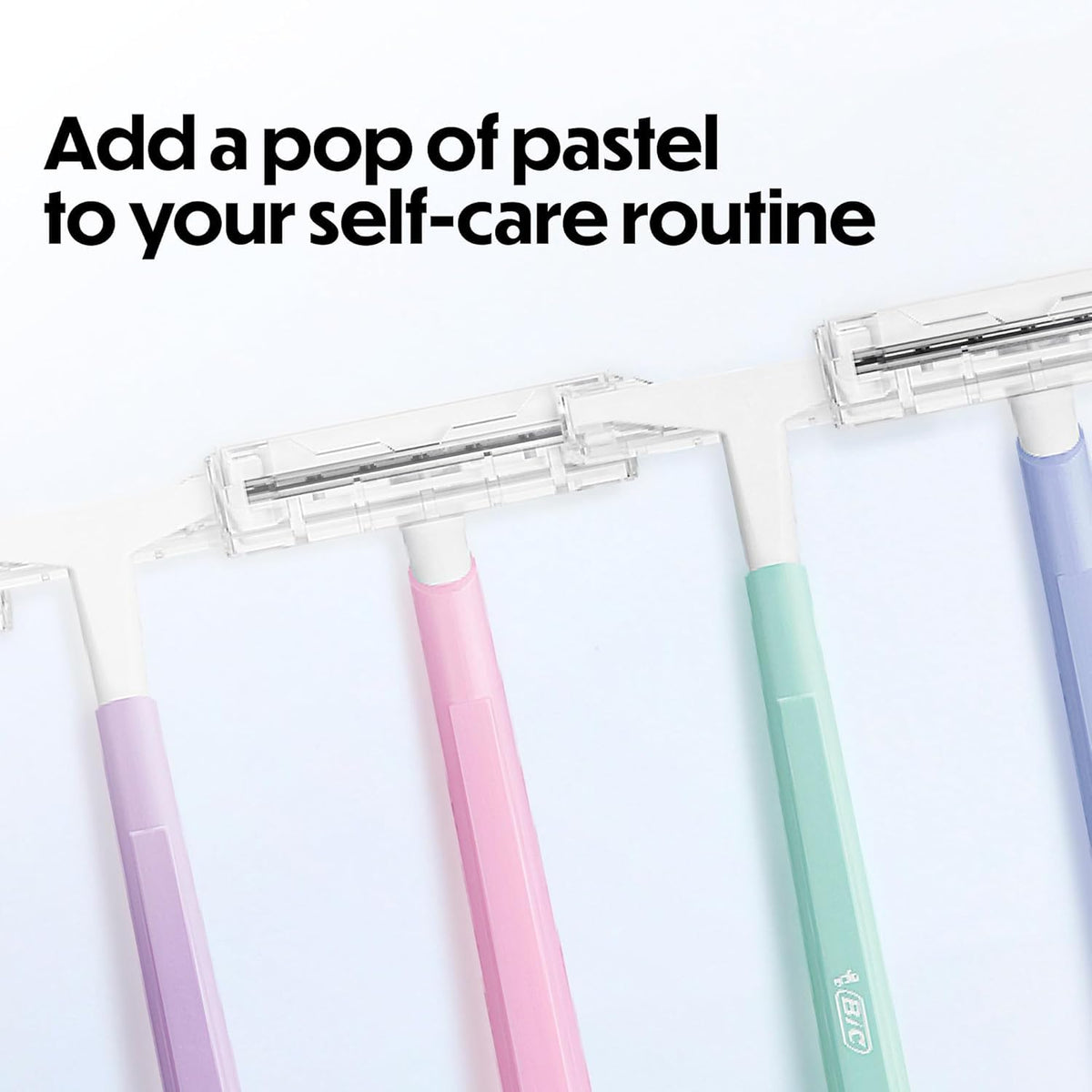 BIC Silky Touch Disposable Razors pastel colours assortment